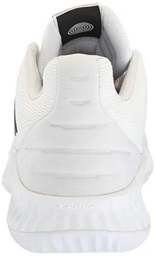 adidas Men's Pro Bounce 2018 Low Basketball Shoe, Black/Crystal White, 8.5 M US