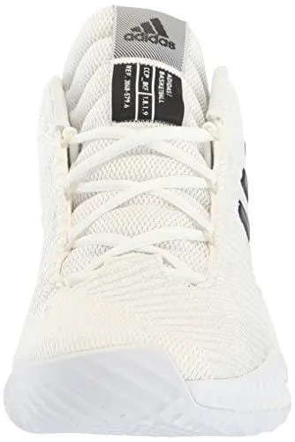 adidas Men's Pro Bounce 2018 Low Basketball Shoe, Black/Crystal White, 8.5 M US