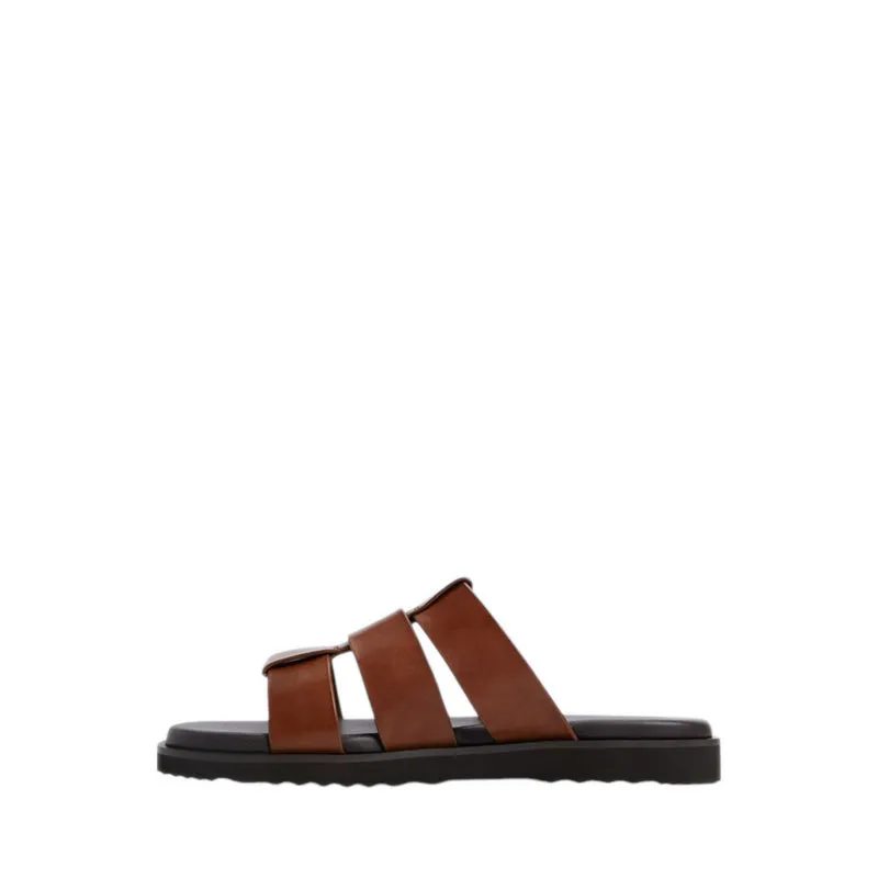 ALDO Light Men's Flat Sandals - Cognac