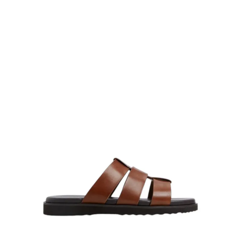 ALDO Light Men's Flat Sandals - Cognac
