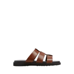 ALDO Light Men's Flat Sandals - Cognac