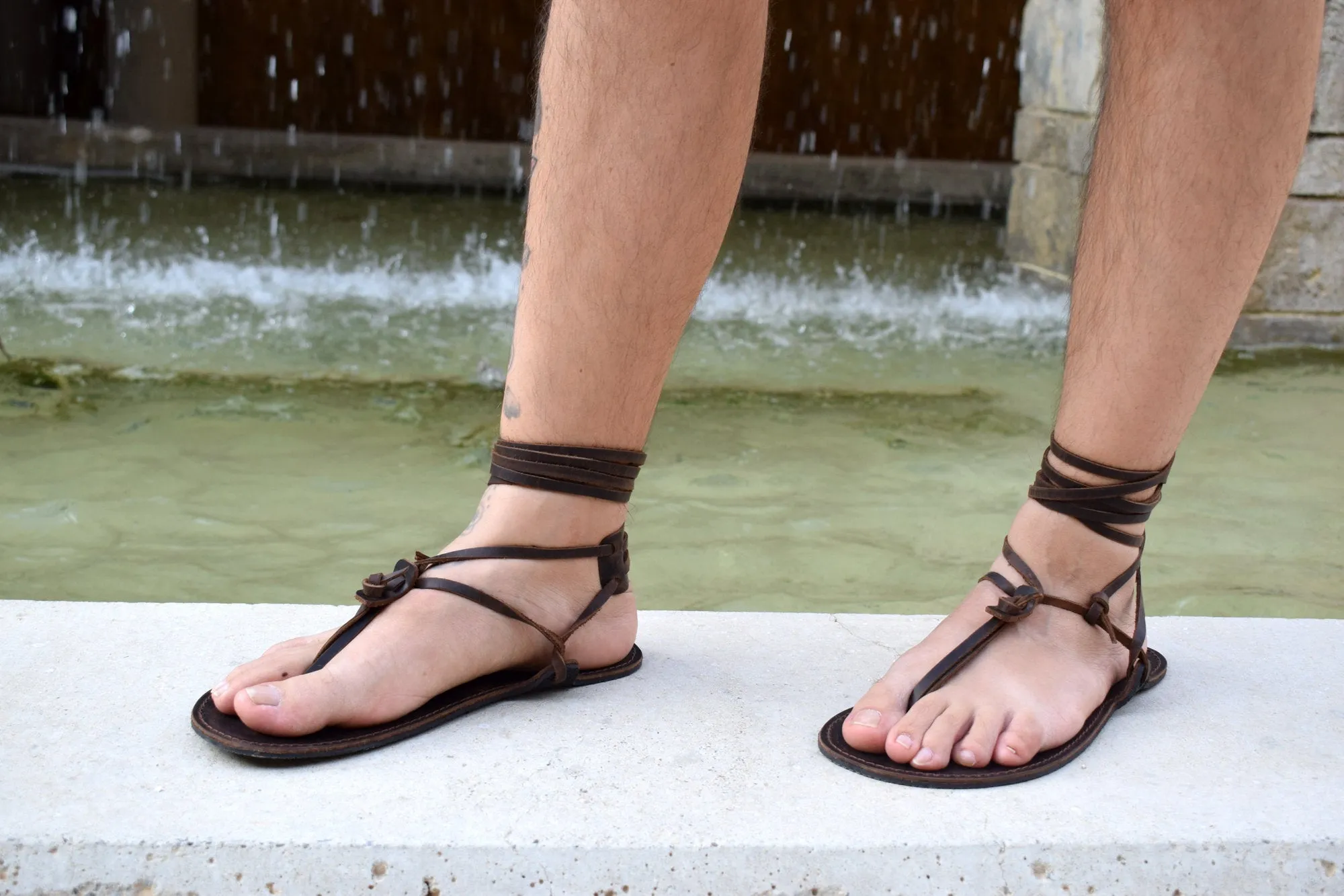 Barefoot men sandals, Leather Sandals, barefoot shoes, Beach wedding Barefoot Sandals, Leather Flats, beach shoes, flat sandals.