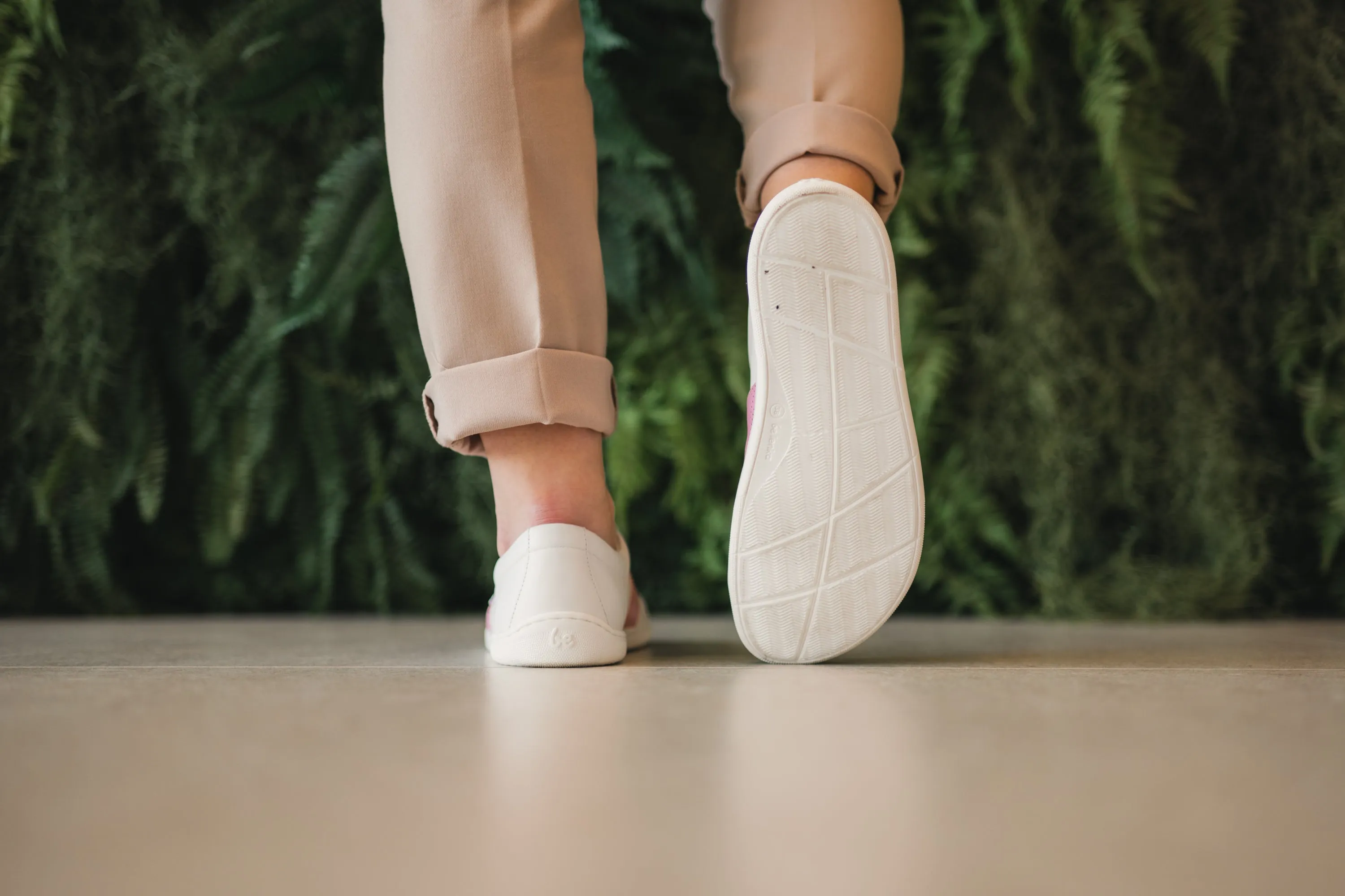 Barefoot Sneakers Be Lenka Elite - White & Pink
