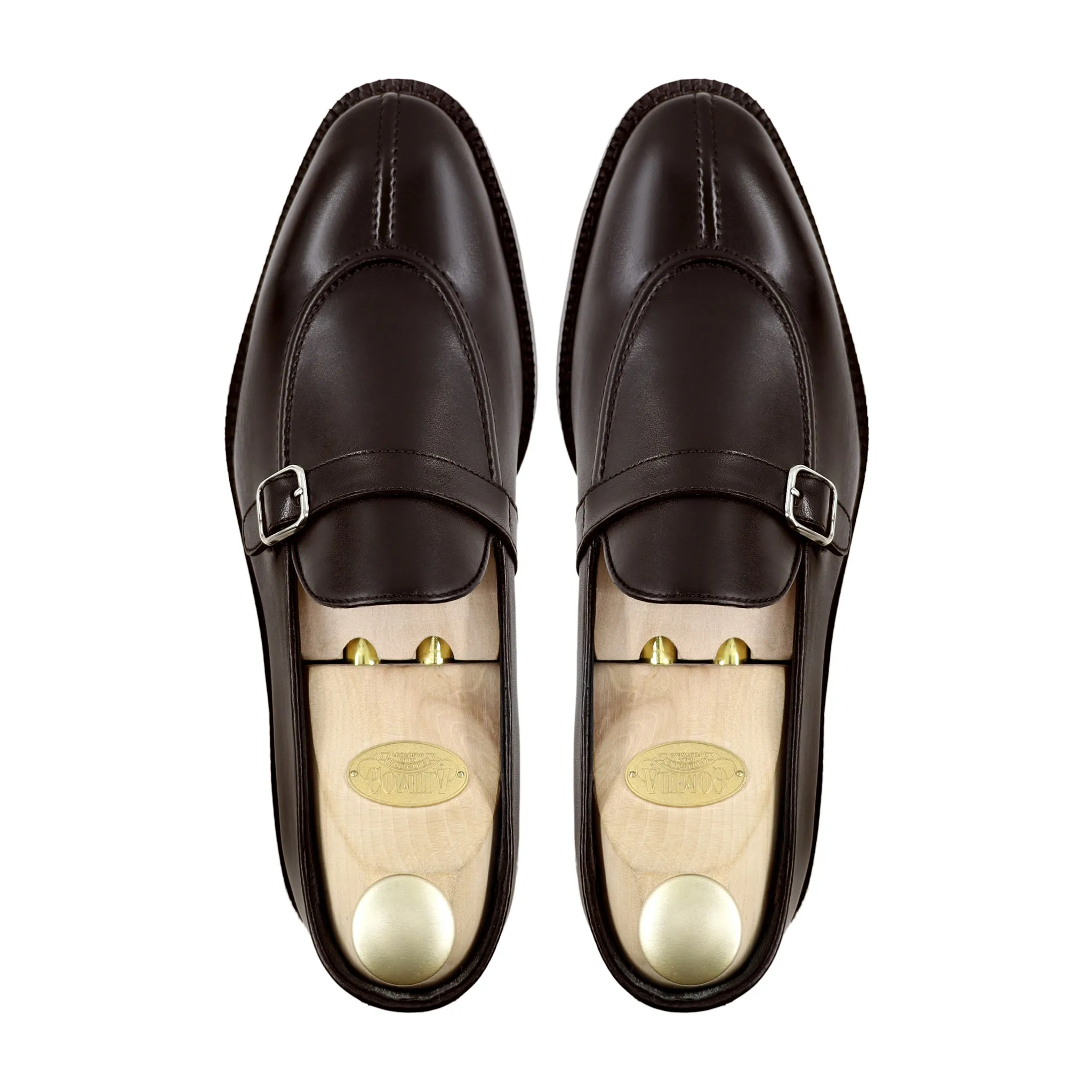 Barroz - Men's Dark Brown Calf Leather Loafer Shoe