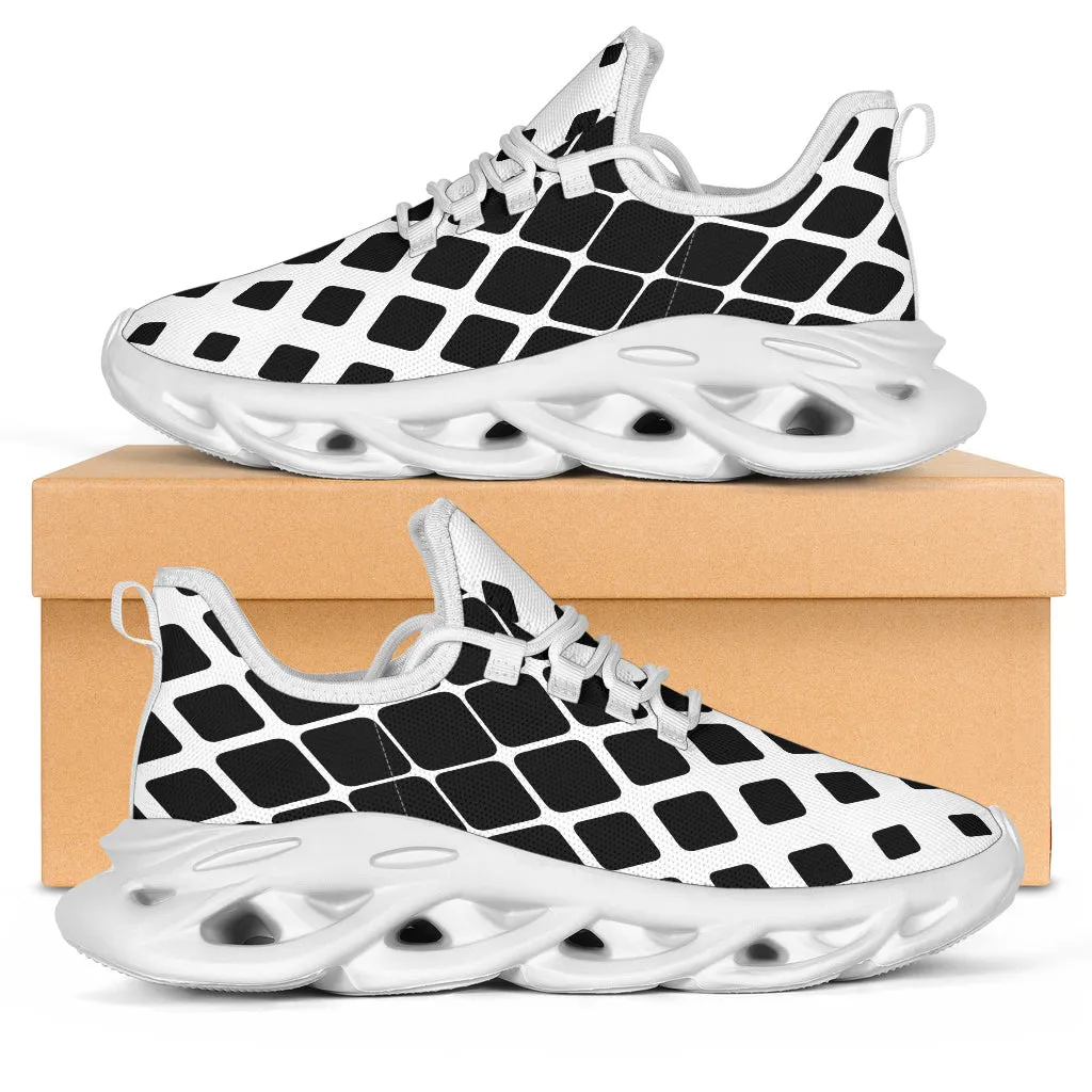 Black Diamonds on White