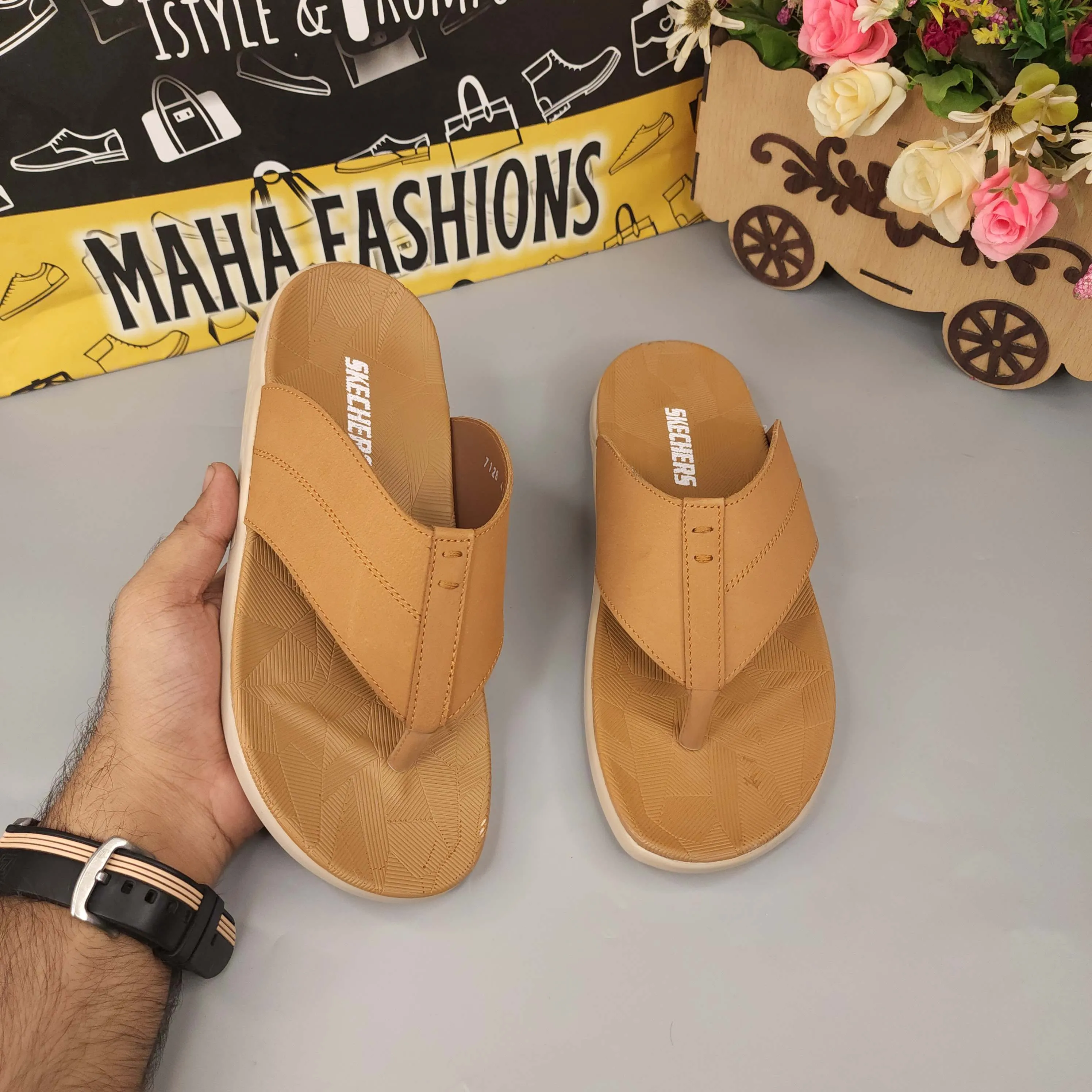 Camel Men Slippers