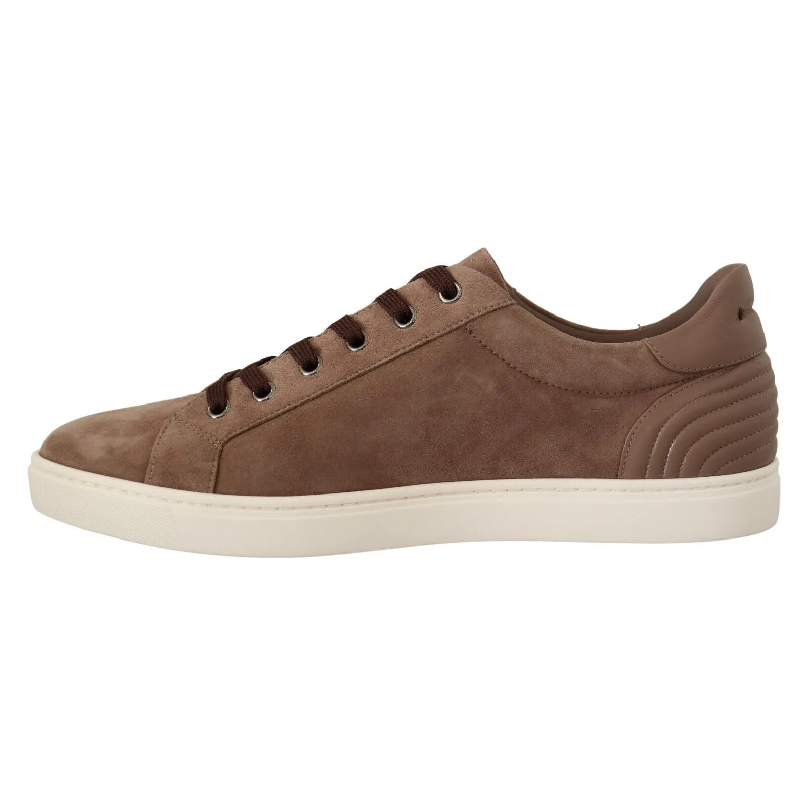 Dolce & Gabbana Elegant Brown Leather Sneakers for Men