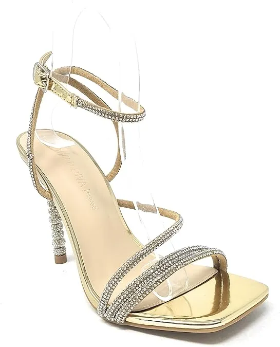 Formal Rhinestone Stiletto Heels Flair-06 Wild Diva