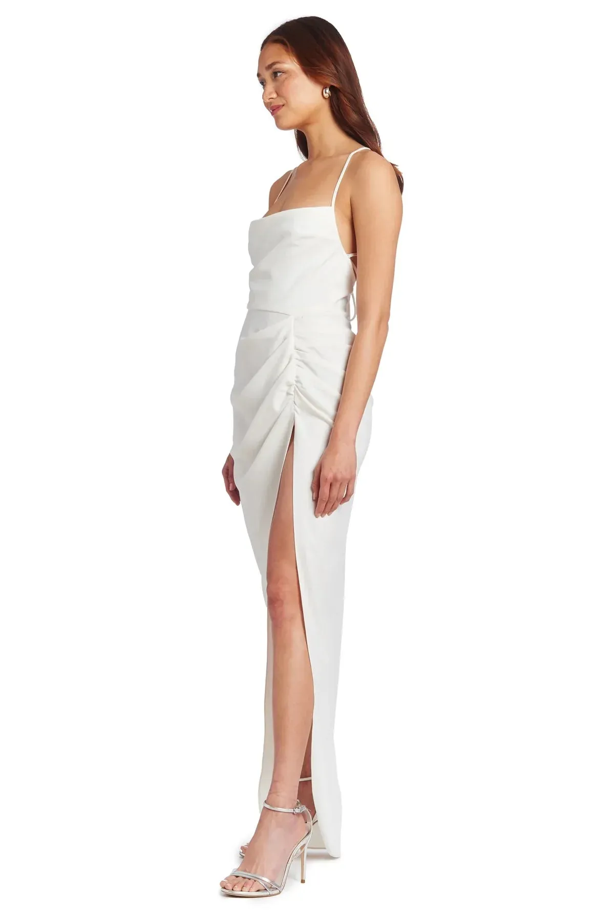 Jasalina Maxi Stylish Dress in Ivory