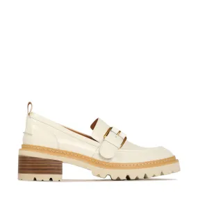 LINN LEATHER HEEL LOAFERS