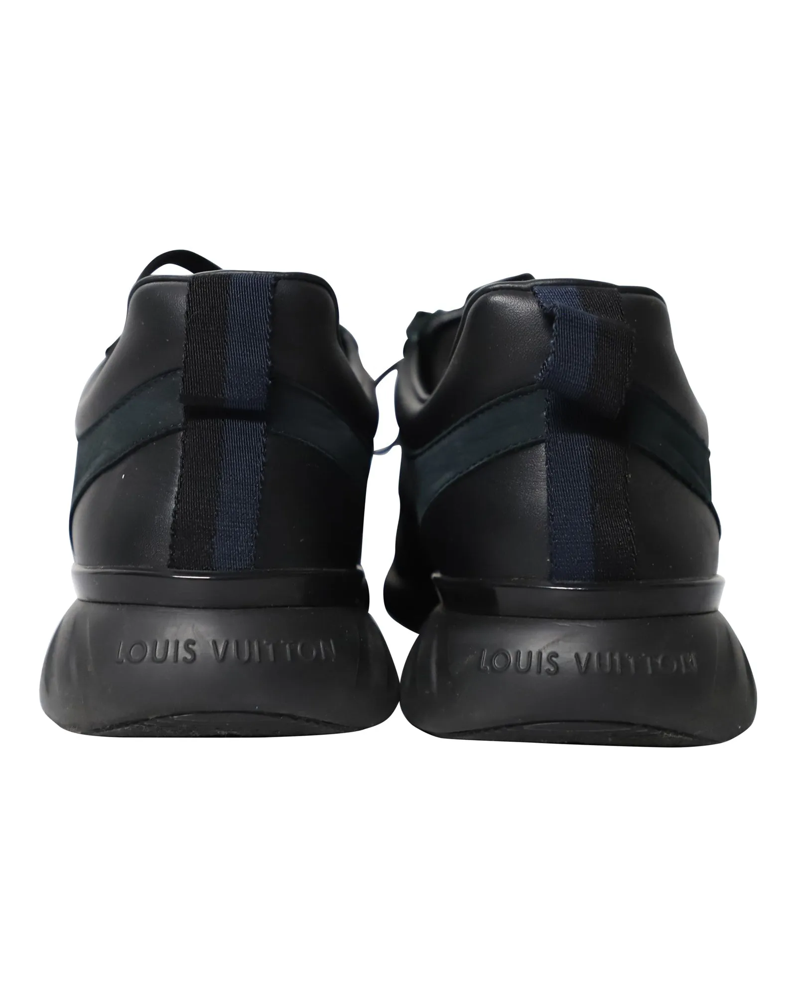 Louis Vuitton Fastlane Sneakers in Black Nylon and Leather