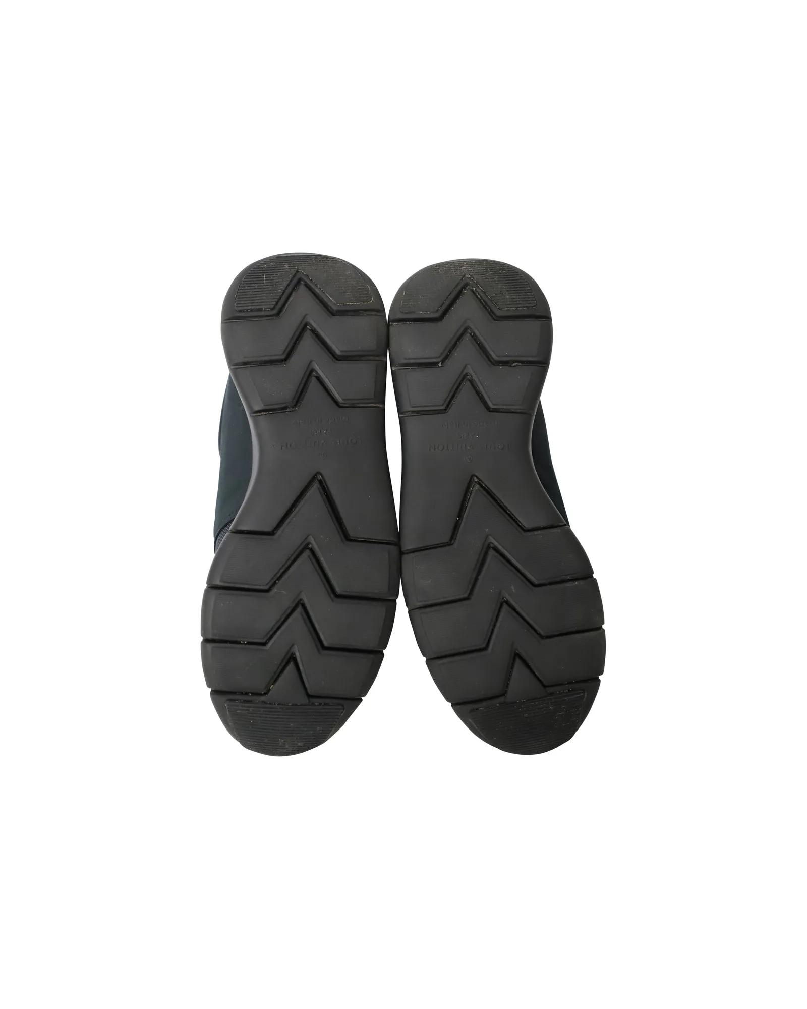 Louis Vuitton Fastlane Sneakers in Black Nylon and Leather