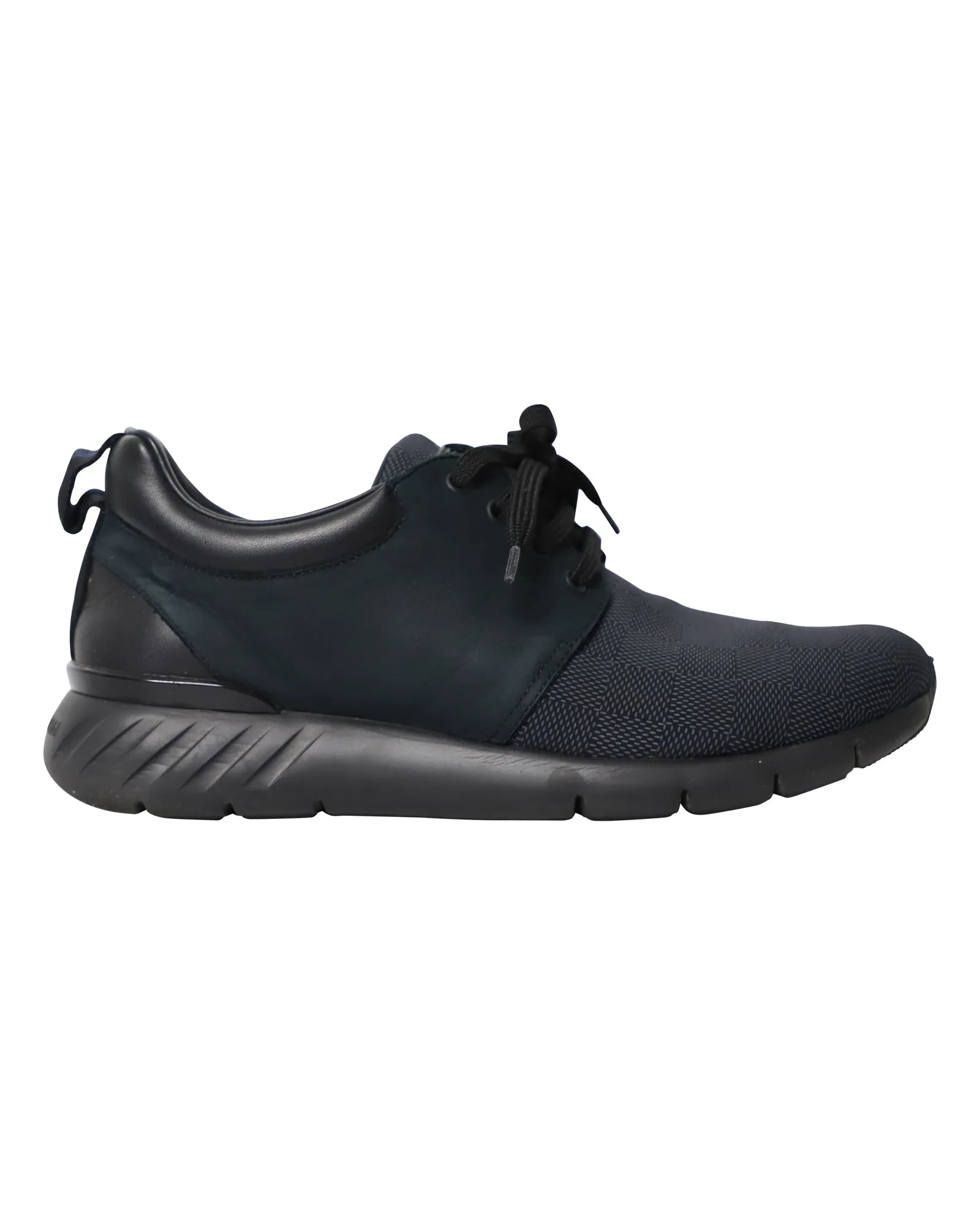 Louis Vuitton Fastlane Sneakers in Black Nylon and Leather
