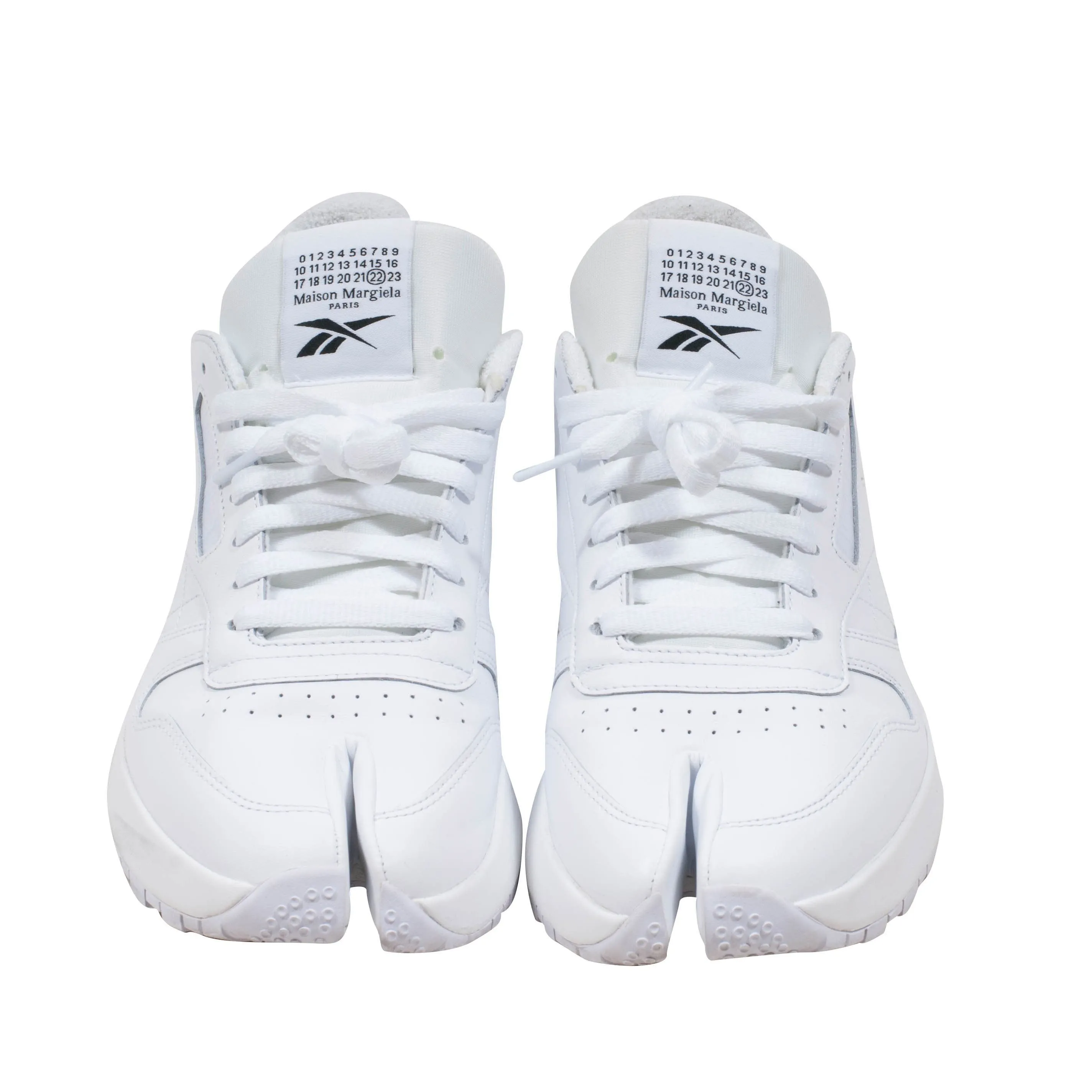 Maison Margiela x Reebok Classic White Tabi Sneakers With Socks