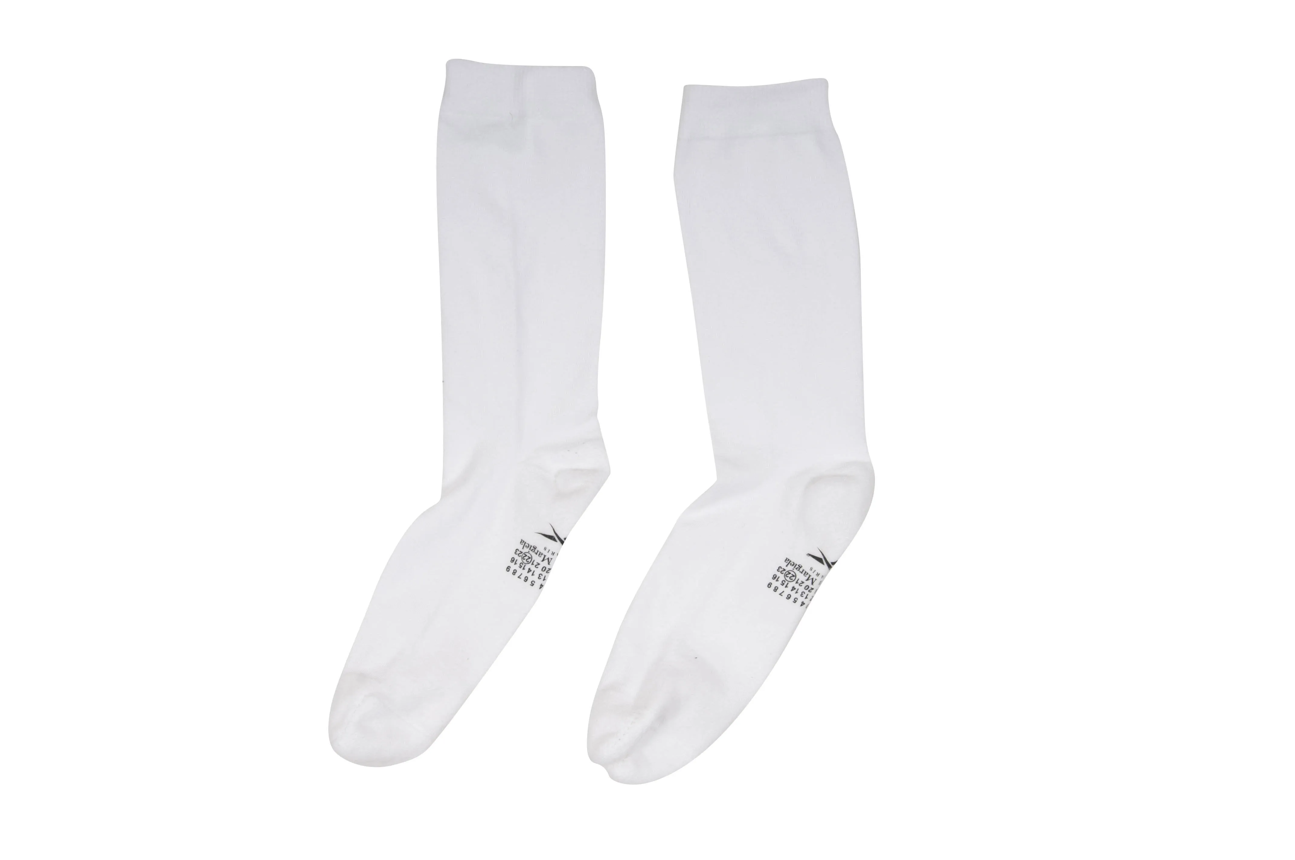 Maison Margiela x Reebok Classic White Tabi Sneakers With Socks