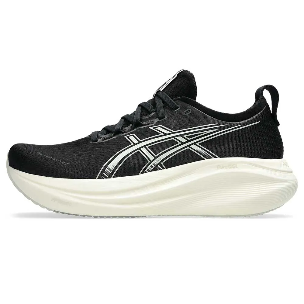 Men's Gel-Nimbus 27 Running Shoe - Black/Lake Grey - Extra Wide (4E)