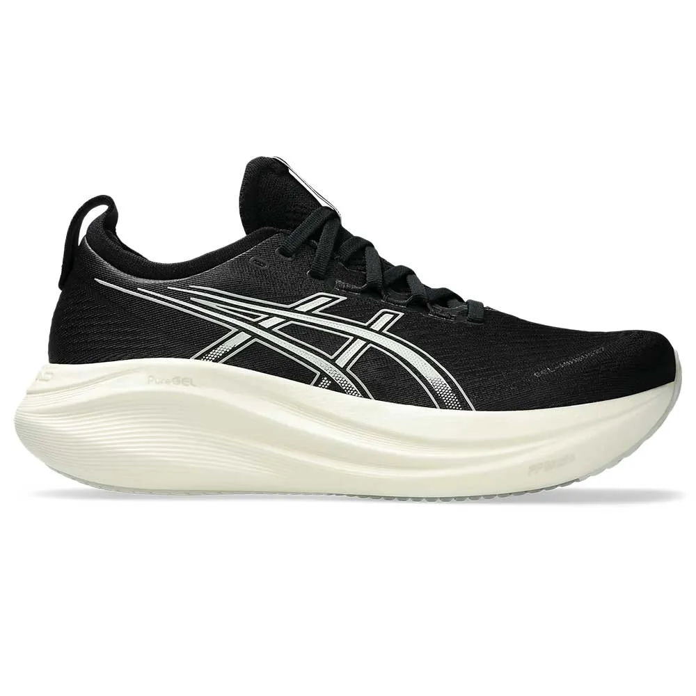 Men's Gel-Nimbus 27 Running Shoe - Black/Lake Grey - Extra Wide (4E)