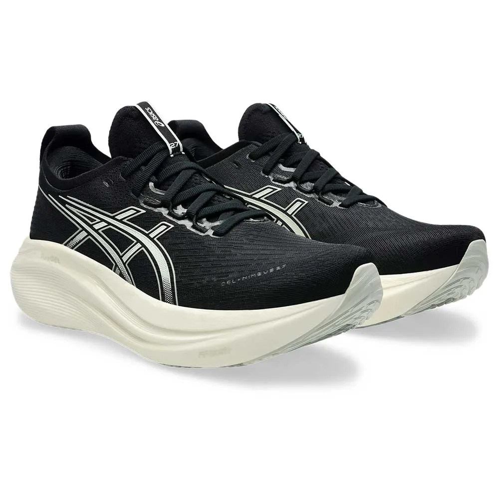 Men's Gel-Nimbus 27 Running Shoe - Black/Lake Grey - Extra Wide (4E)