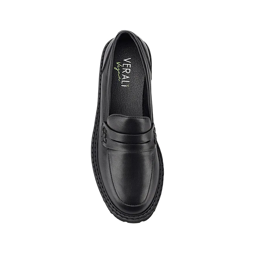 Neon Chunky Loafers - Black