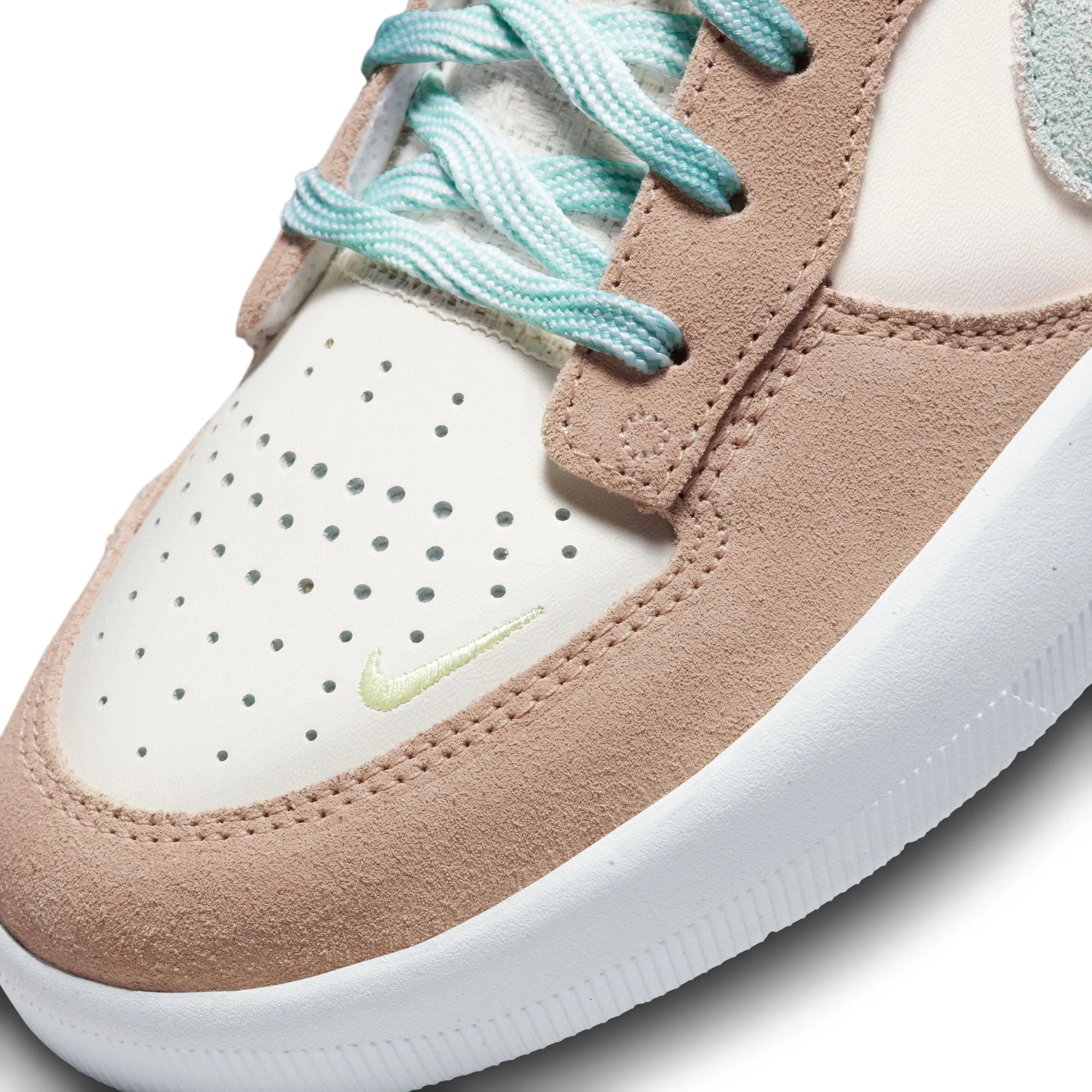Nike SB Force 58 Skateboard Shoe - Pale Ivory/Jade Ice-White-Hemp