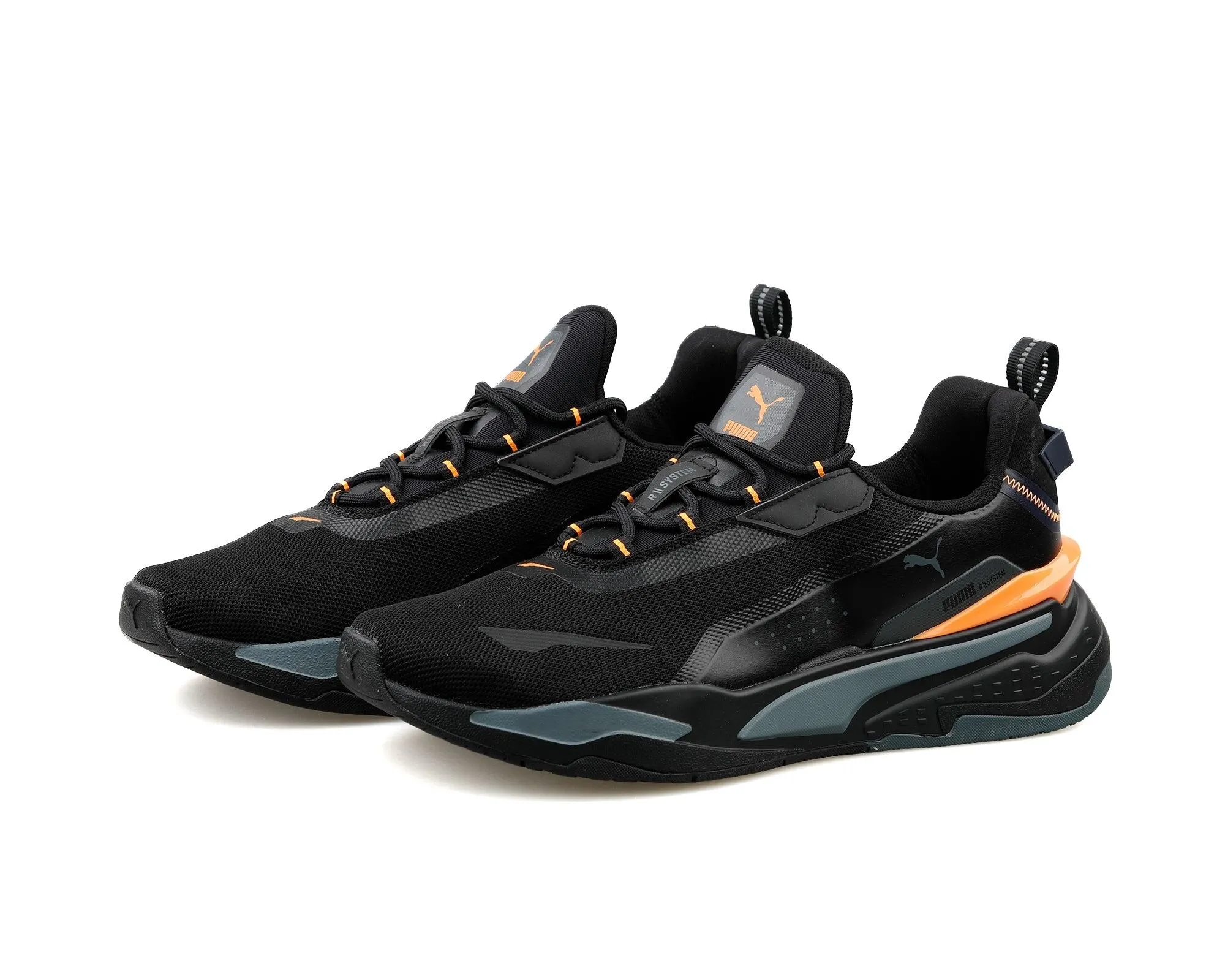 Original Puma Rs-Fast Unmarked Reflective Men Casual Black Sport Shoes 38521102 Puma Sneaker