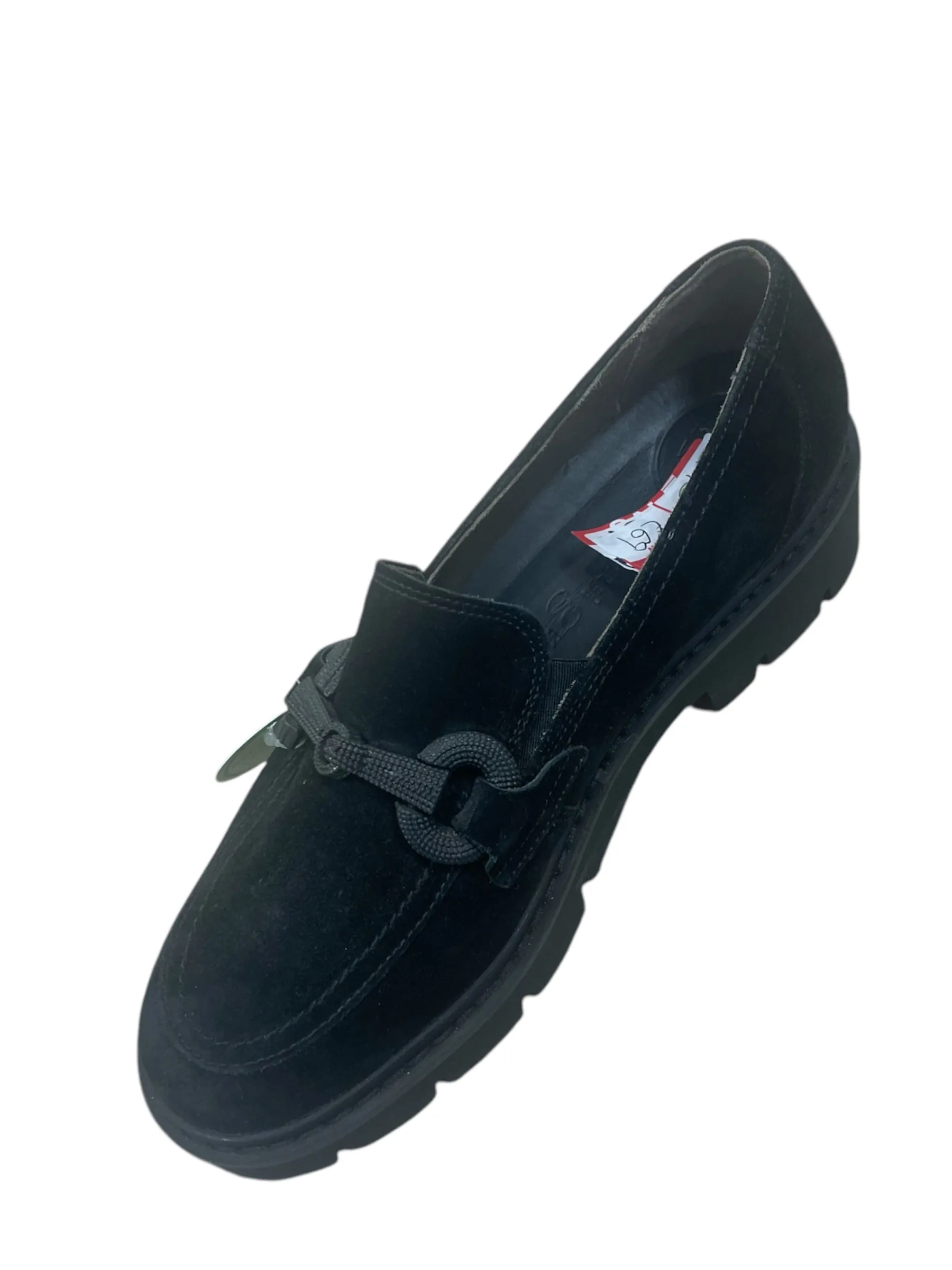 Paul Green black suede loafers