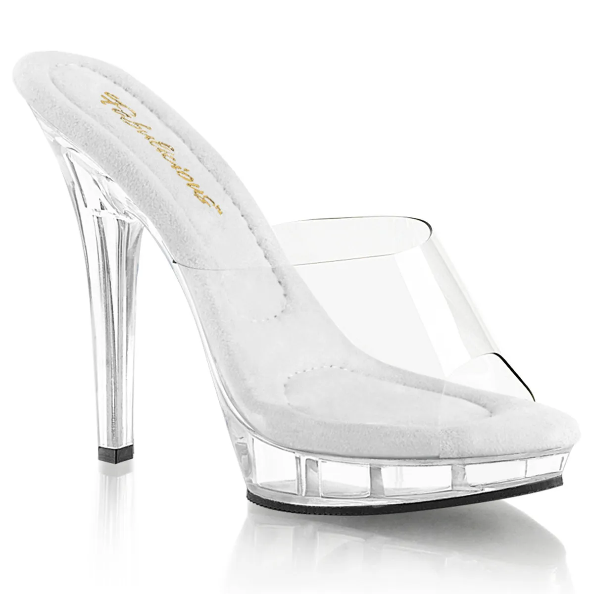 Pleaser Lip-101 Stiletto Heel Platform Slide