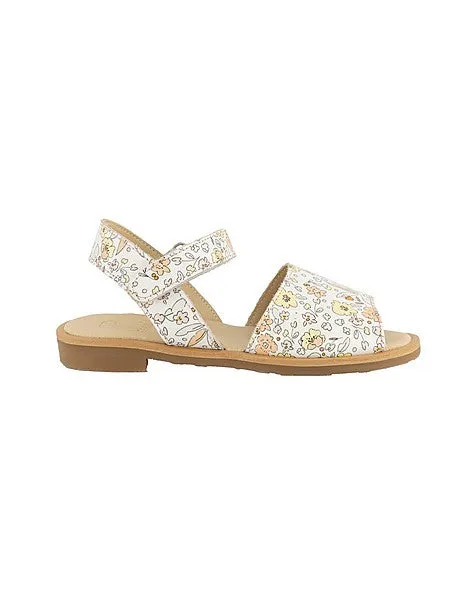 Printed Leather Sandal