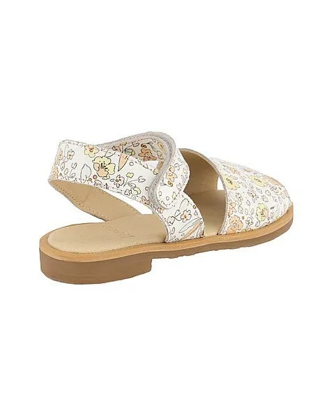 Printed Leather Sandal