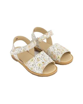 Printed Leather Sandal