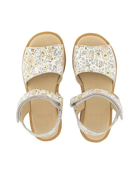Printed Leather Sandal