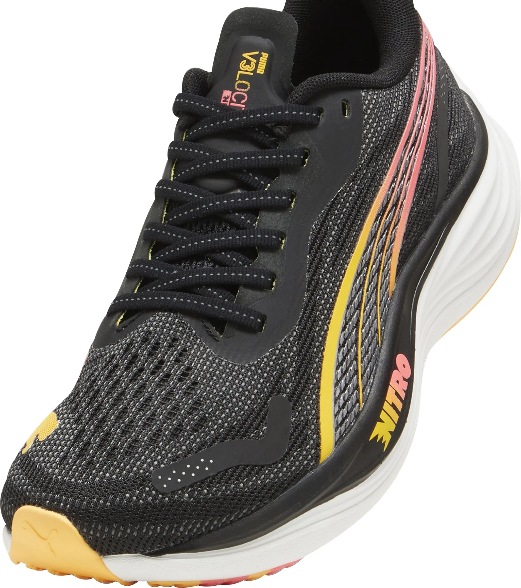 Puma Velocity Nitro 3 Womens Running Shoes - Black