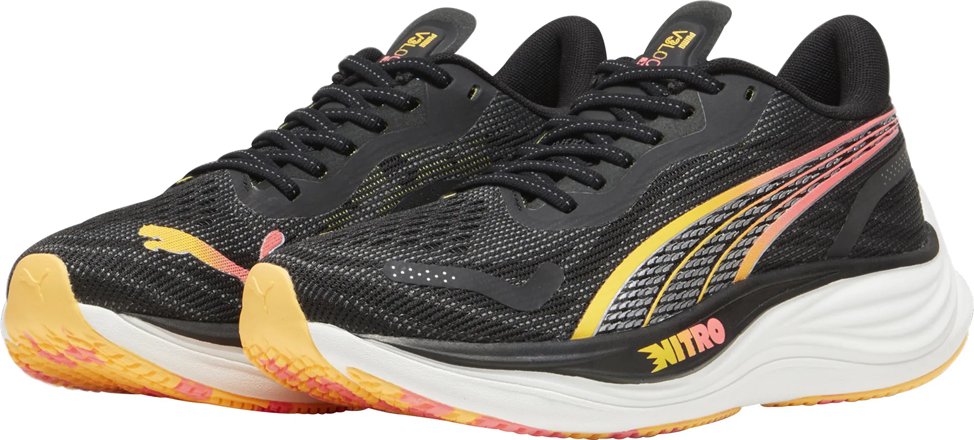Puma Velocity Nitro 3 Womens Running Shoes - Black
