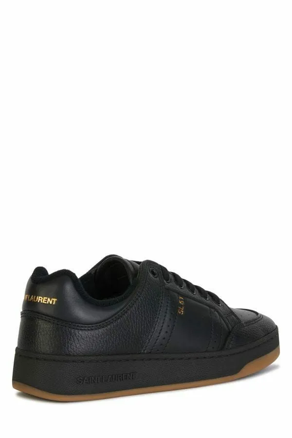 Saint Laurent Elegant  Low-Top Leather Men's Sneakers