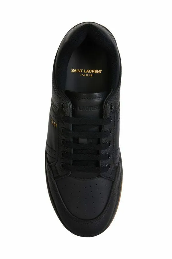 Saint Laurent Elegant  Low-Top Leather Men's Sneakers