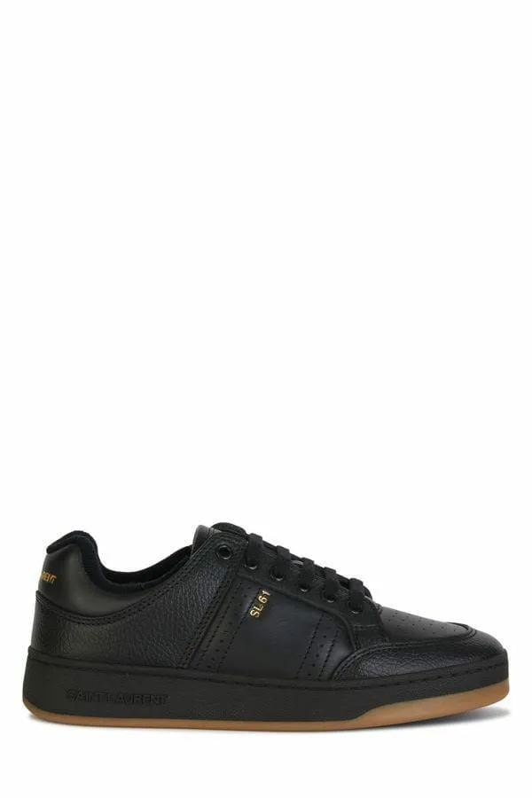 Saint Laurent Elegant  Low-Top Leather Men's Sneakers