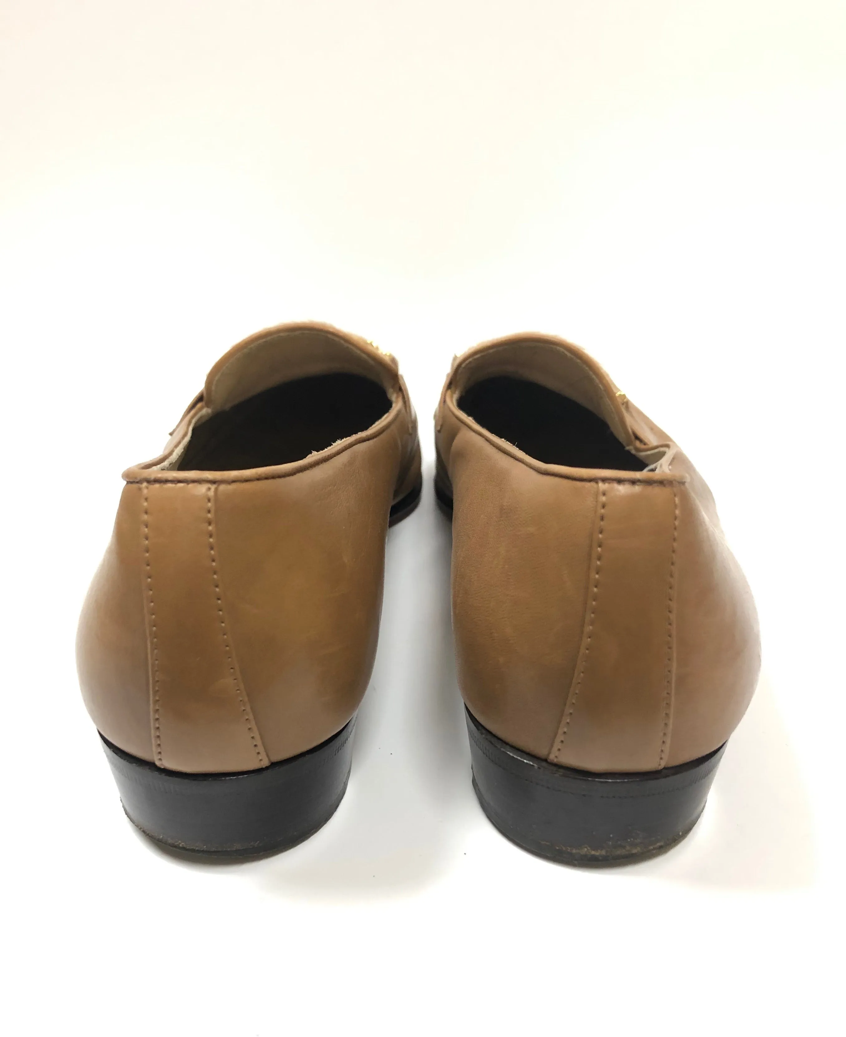 SALVATORE FERRAGAMO LEATHER PONY HAIR LOAFER SIZE 8.5 AA