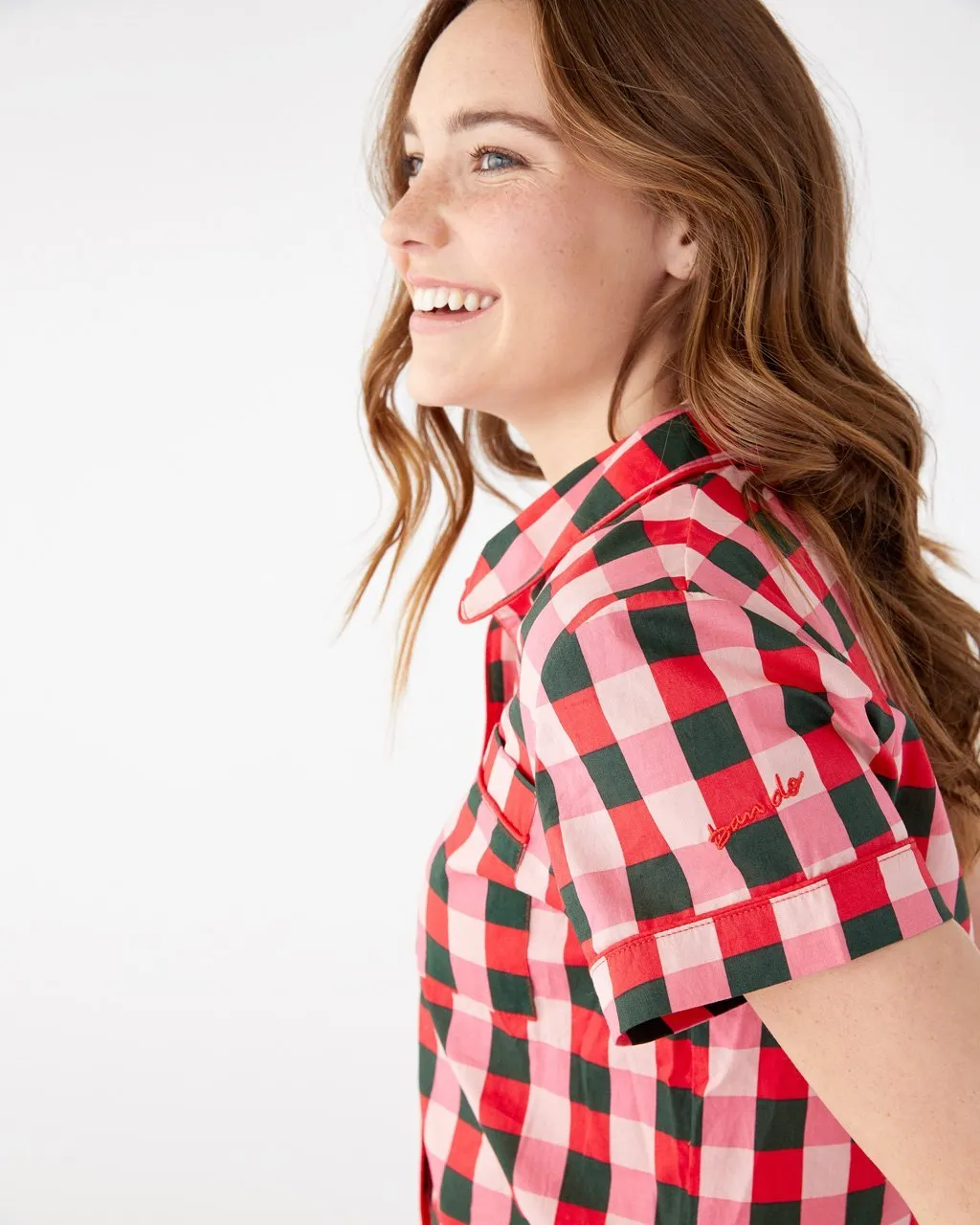 Short Sleeve Leisure Shirt - Buffalo Plaid