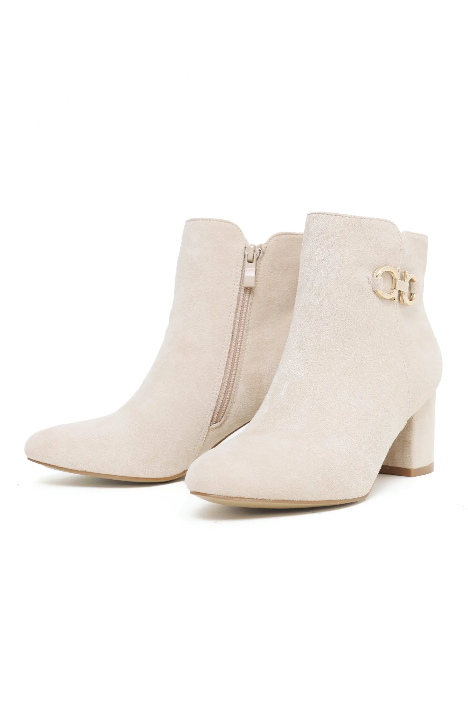 SUEDE BOOTS-BEIGE
