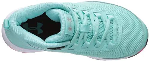 Under Armour Girls' Pre School Jet 2018 Basketball Shoe, Mermaid (300)/Black, 11K M US Little Kid