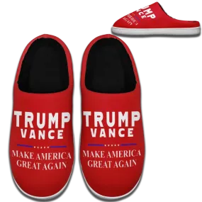 Unique Gift,Personalized Trump Design Indoor Sliper, Custom Cozy MAGA Slipper,Comfy Indoor Essentials