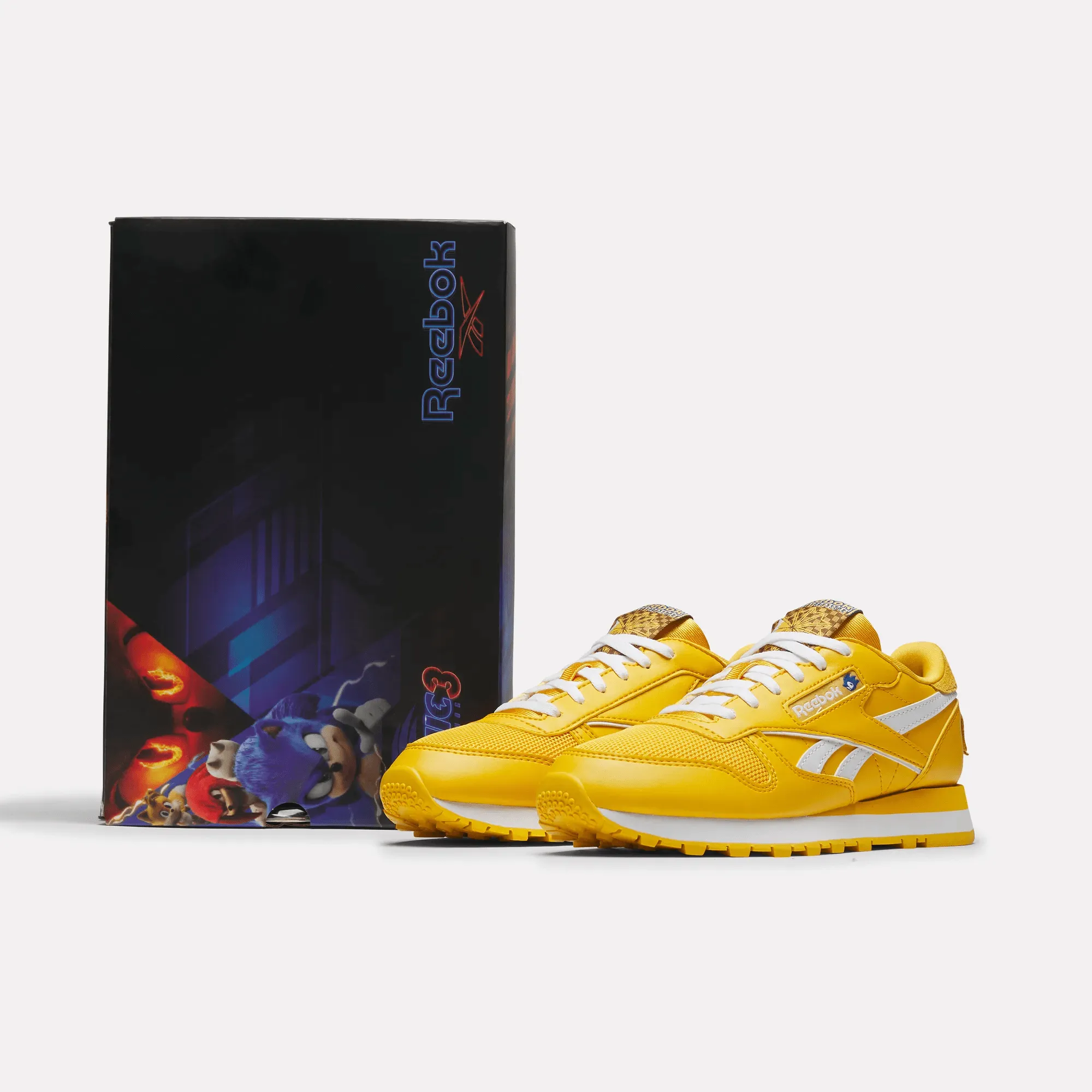 Unisex Reebok x Sonic Classic Leather Shoes - Grade School